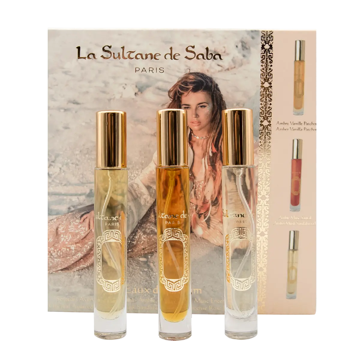 La Sultane de Saba: Parfum-Set – Ayurvedisch, Orientalisch & Taj Palace  3 x 10 ml