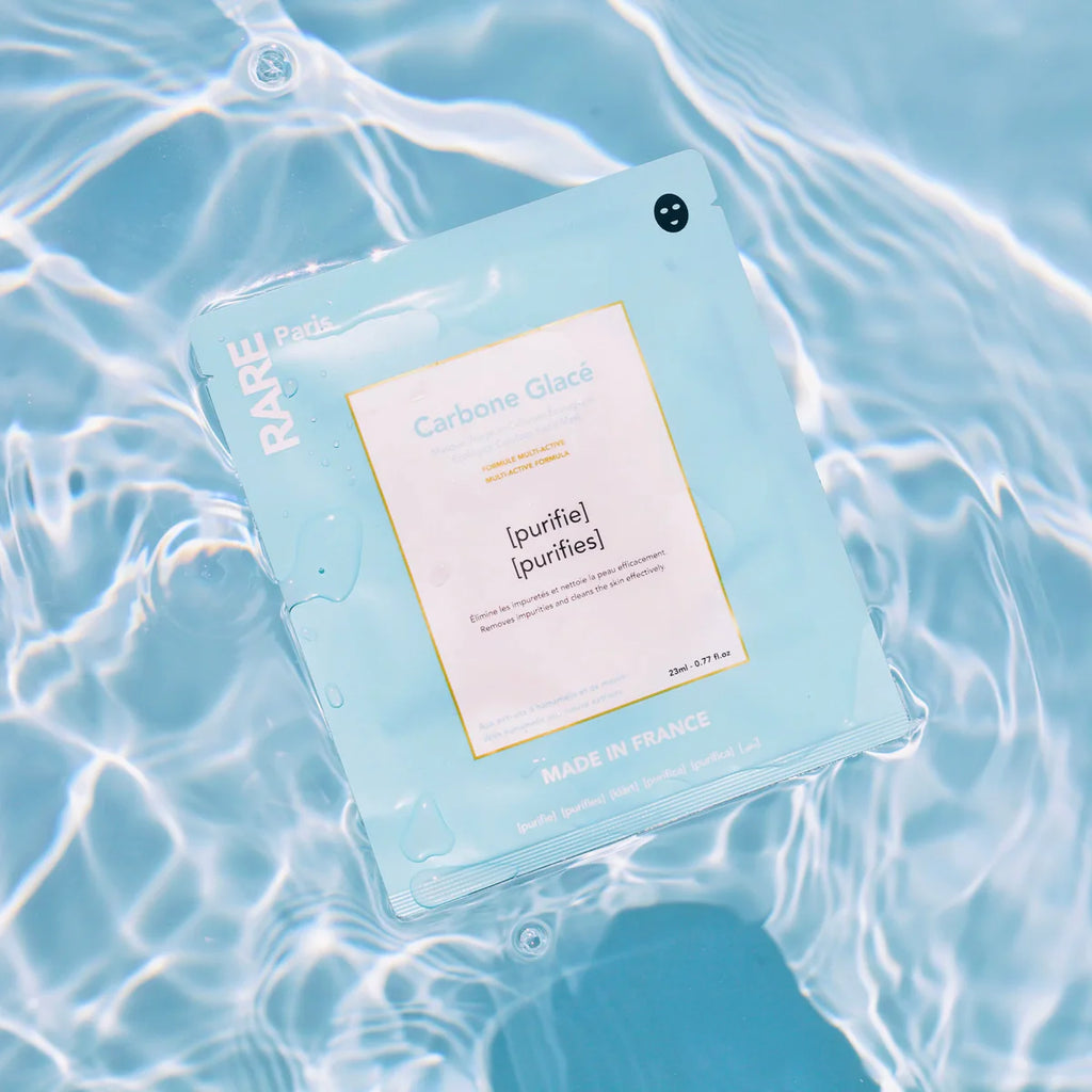 Rare Paris: Carbone Glacé Tuchmaske – 1 Stück