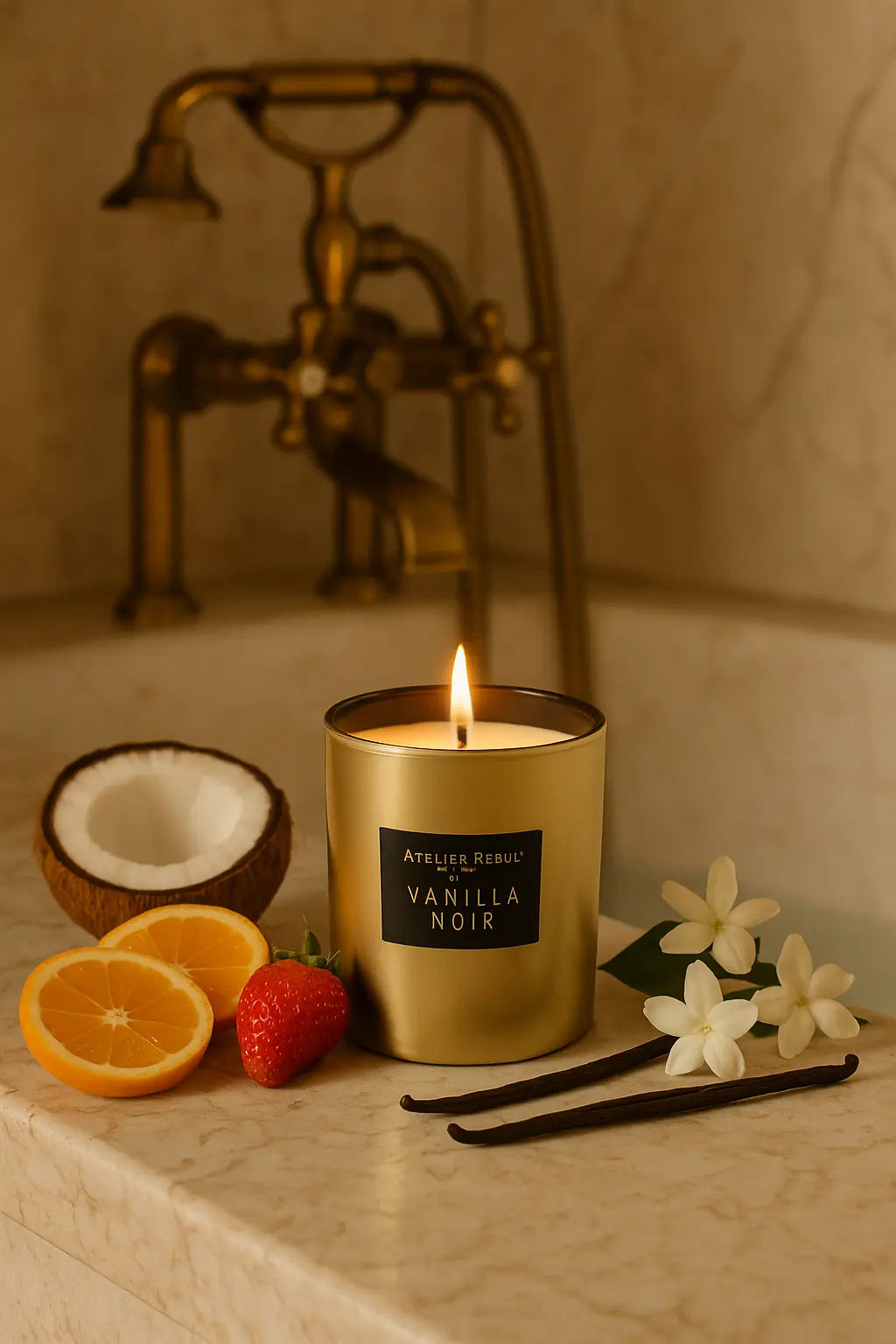 Atelier Rebul: Vanilla Noir Duftkerze 210g